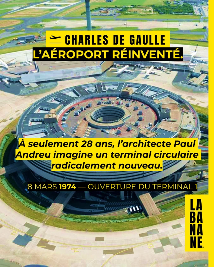 ✈️ Roissy-Charles-de-Gaulle : quand un aéroport ressemblait à un vaisseau spatial