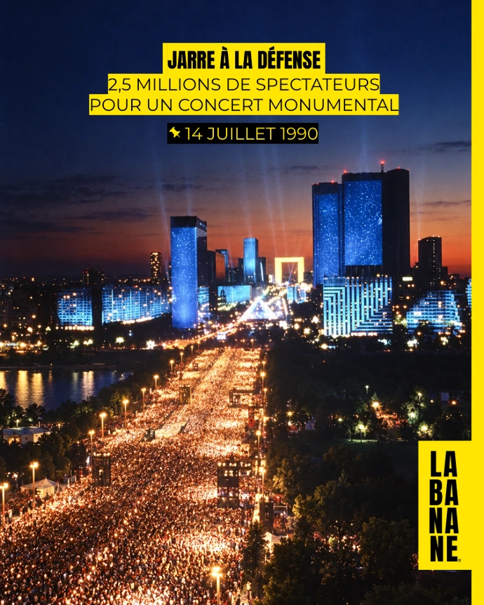 Jean-Michel Jarre transforme La Défense en scène monumentale