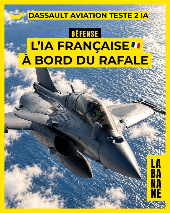 Défense : Dassault Aviation teste deux IA françaises à bord du Rafale