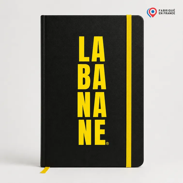 Carnet LA BANANE. Made in France.